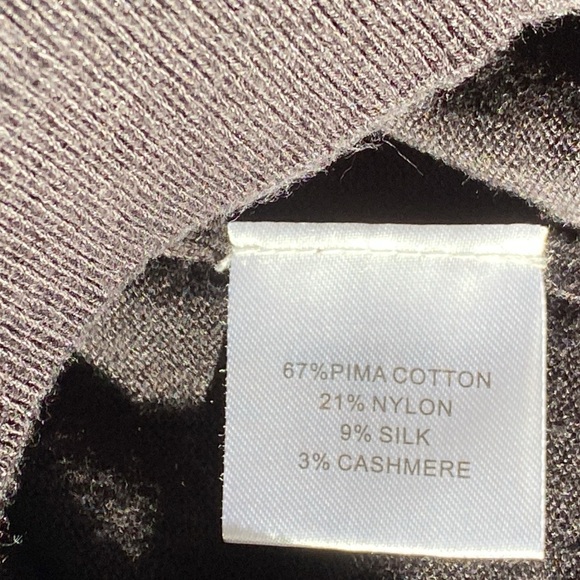 XXL Peter Millar 1/4 Zip Sweater 67% Pima Cotton, 9% Silk, 3% Cashmere 21% Nylon - Picture 7 of 16